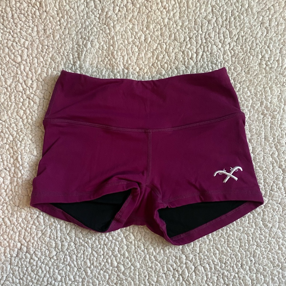 HVIII Brand Goods Bright Purple right athletic shorts